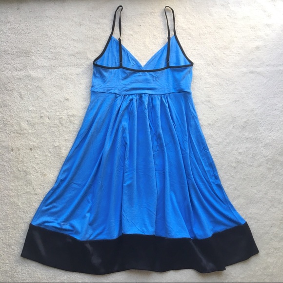 Satin Hemmed Dress - Picture 3 of 5